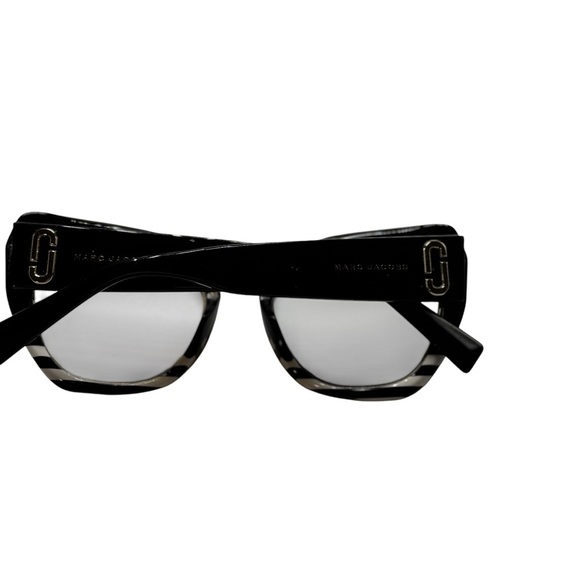 MARC By Marc Jacobs MARC 313/G/S 7LLFQ Black White striated cat eye frames - Picture 2 of 8